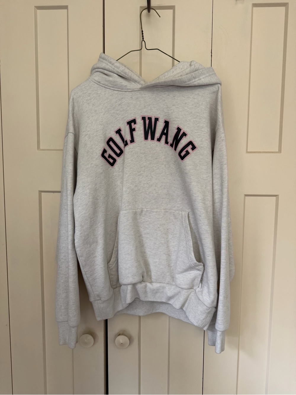 Golf Wang Heather Gray Hoodie with Yellow Tag